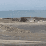 Re-nourishment Pumping On - Cape Hatteras Motel